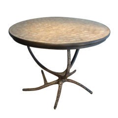 A Mother of Pearl & Steel Table