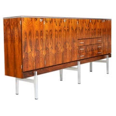 Vintage Rosewood Credenza by Herbert Hirche, W. Germany c1960s