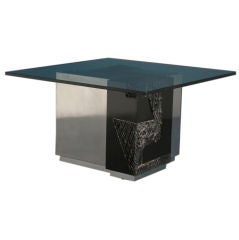 A Rare Paul Evans (1931-1987) Designed Studio Piece Side Table