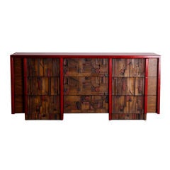 A 1950s Nine Drawer Cabinet Designed by Lane, Altavista, USA