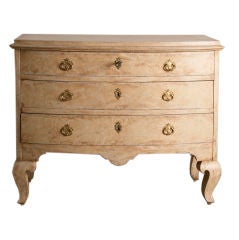 Swedish Rococo Commode with Original Handles