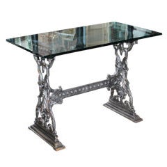 Fabulous Polished French Cast Iron Bistro Tables 11