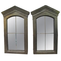 Antique Unique French Cast Iron Window Surrounds