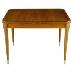 Renzo Rutili Walnut Canted-Corner Dining Table