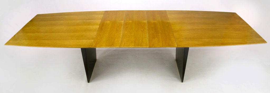 Tawi Wood Extension Dining Table By Edward Wormley For Dunbar 4