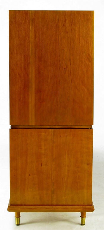 Renzo Rutili Walnut Double-Sided Cabinet 1