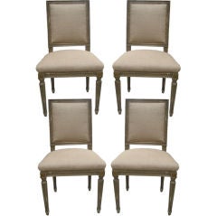 Set of 4 Louis XVI Style Side Chairs