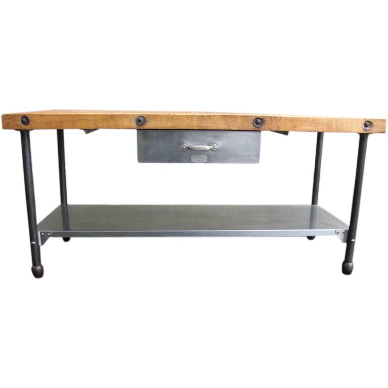 vintage american butcher block circa 1930's at 1stdibs