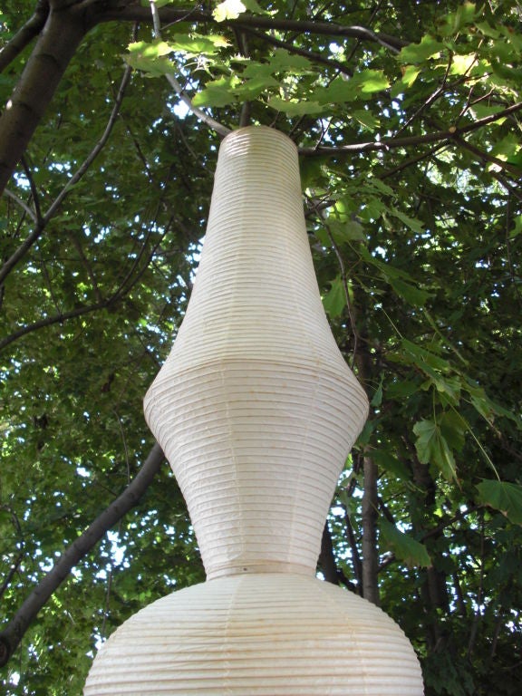 Mid-20th Century Large  paper lamp by Noguchi