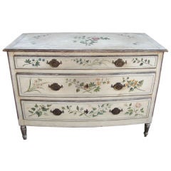 18th cent. commode paint decorated in the early 20th cent.