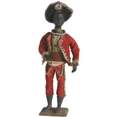 Antique Italian 18th Century Blackamoor Doll