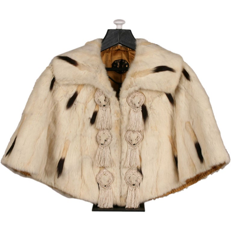 Imperial Russian Court Ermine Cape For Sale