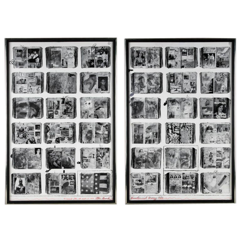 Peter Beard "Bicentennial Diary 1976 " Photogravure Diptych