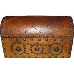 Vintage Spanish Leather Studded Box