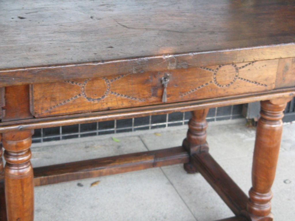Wood Italian Tavern Table