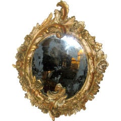 19th C. Italian Giltwood Mirror
