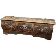 Early Pine Venetian Cassone