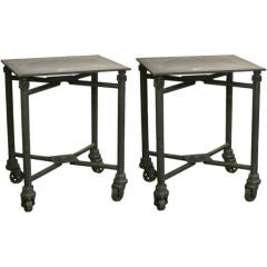 Pair of Industrial Tables