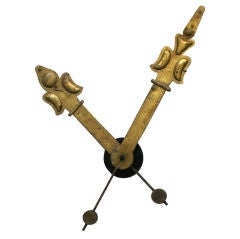 Antique Gilt Clock Hands