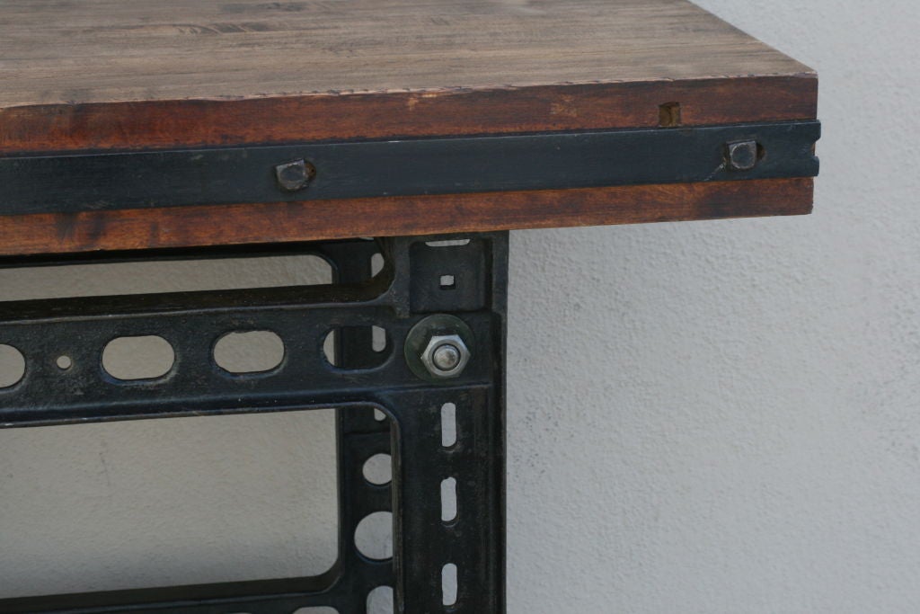 Industrial style island or chopping block