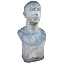 Large Italian Neo Classical Marble Bust