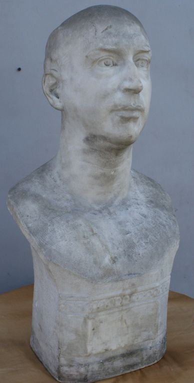 Large Italian Neo Classical Marble Bust