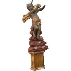 Early Putti Table Lamp