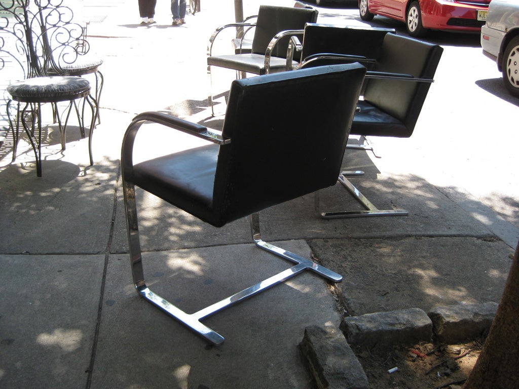 Mies van der Rohe  SET of six  Brno Chairs