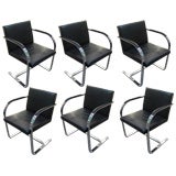 Mies van der Rohe  SET of six  Brno Chairs