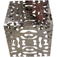 Used Steel Puzzle Table by Tri-Mark Designs