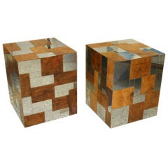 Paul Evans Cube Side Tables