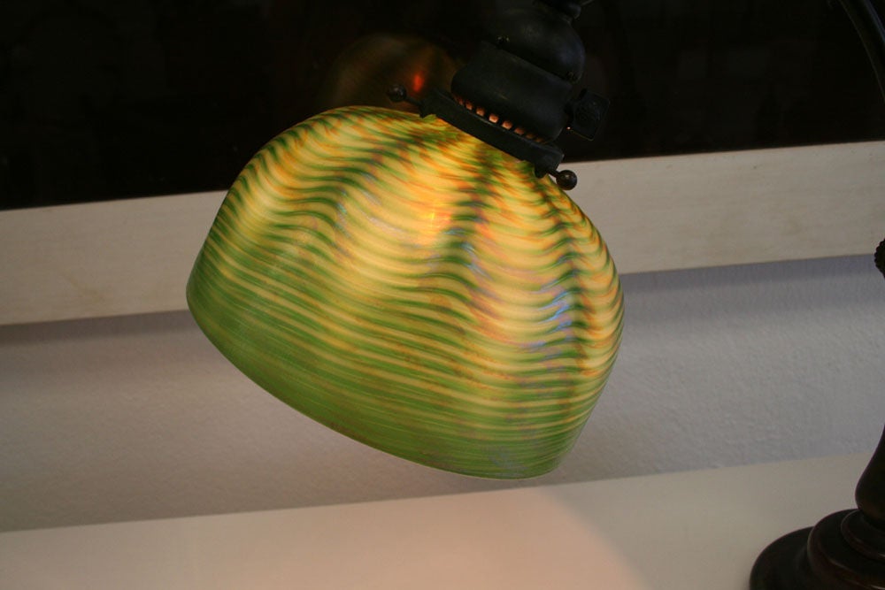 American Tiffany Studios Counterbalance Lamp