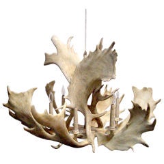 BLEACHED FALLOW CHANDELIER