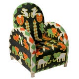 Vintage AFRICAN BEADED CHAIR