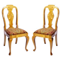 Pair of Queen Anne Style Chairs 12