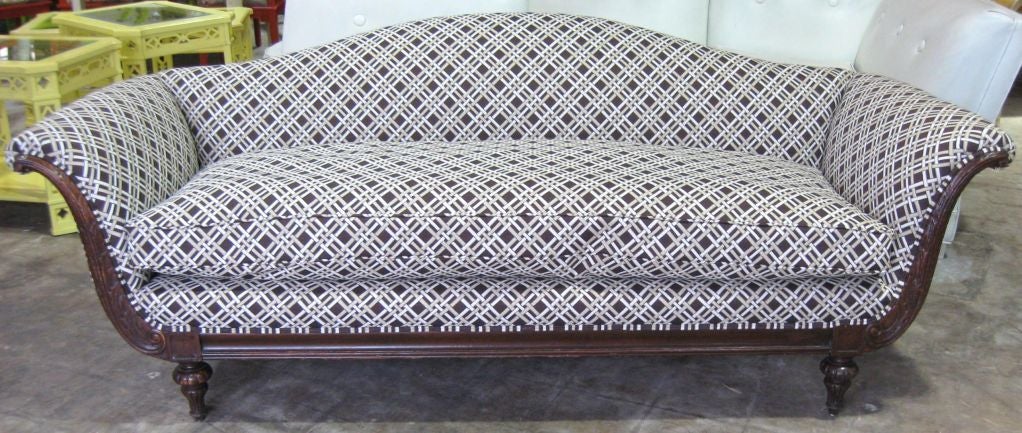 Superb French 19th Century Classical  Down Sofa 1