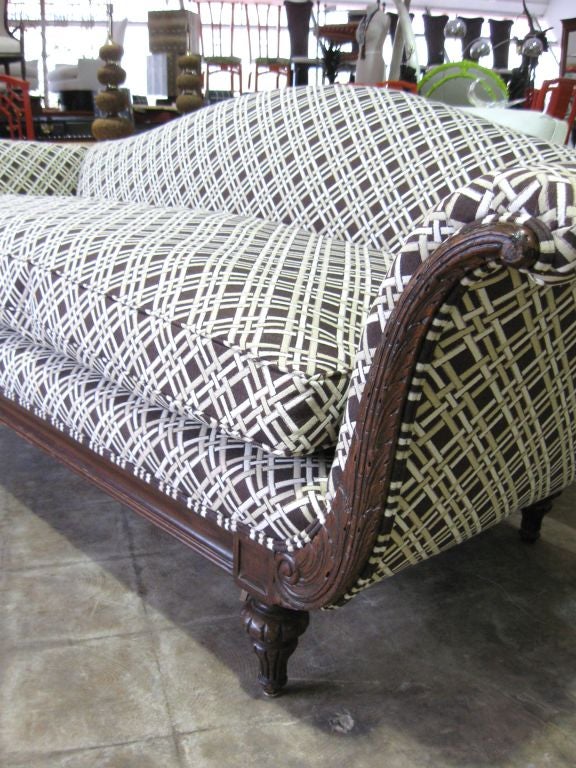 Superb French 19th Century Classical  Down Sofa 2