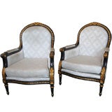 Elegant Pair of LXVI Style Armchairs