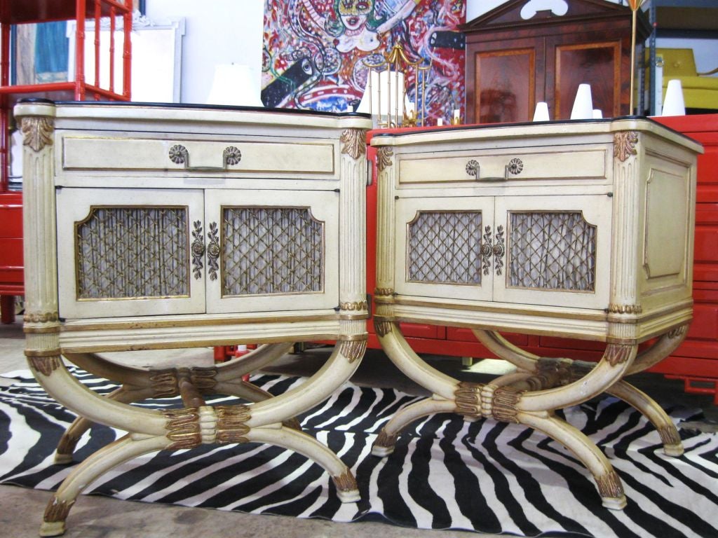 Superb pair of Auffray Classical  End Tables