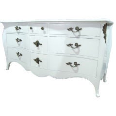 Superb Lacquered French Jansen Style Cabinet