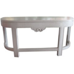 Restored Mid Century Contoured Console