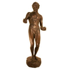 Vintage An Original 1930’s Bronze of a Man Dancing