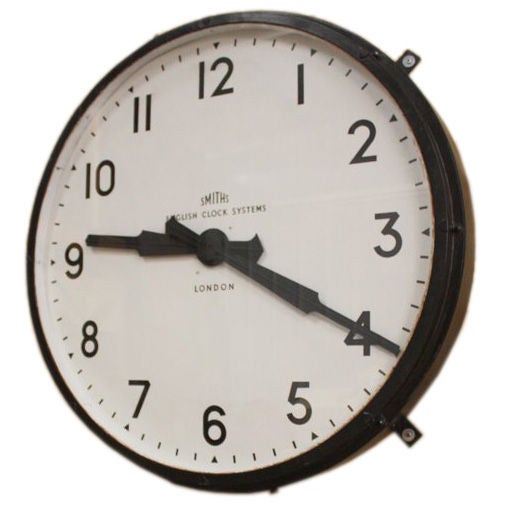 A huge Smiths English Clock Systems  London clock For Sale