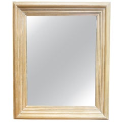 Large Cerused Oak Mirror