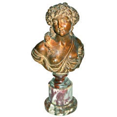 French Terracotta signed “Clodion”  (Claude Michel  1738-1814)