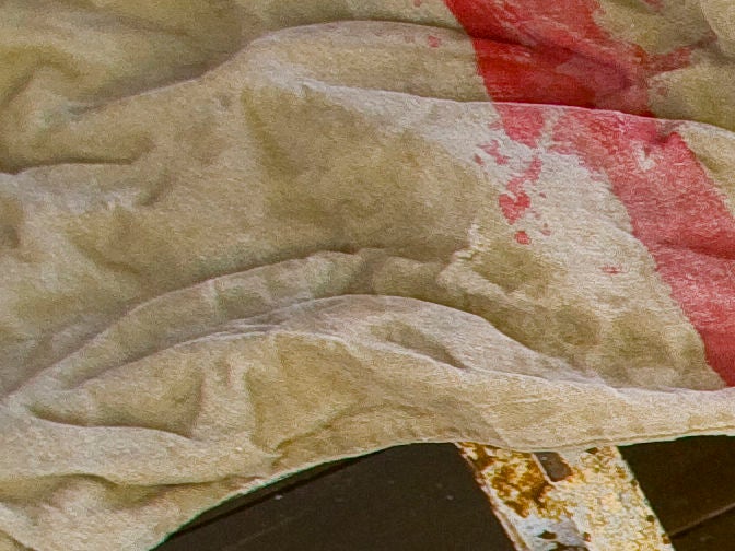 Vintage Belgian linen postal bags