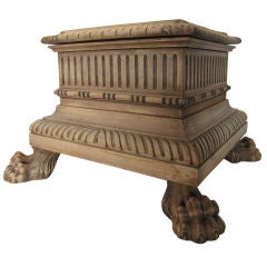 Heavily Carved Stool