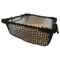 Vintage Heavy Wire Basket