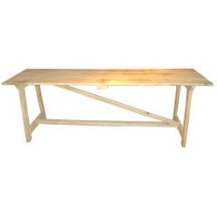 19th. Century Pickled Pine St. Antonio Table