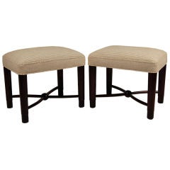 Pair of Occasional Stools by Gilbert Rohde